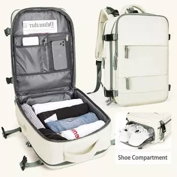 Женский рюкзак большой вместимости, одобренный для использования в качестве ручной клади в самолете, мужской рюкзак для походов в колледж, деловой рюкзак для путешествий Small