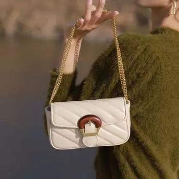 Women Bag Chains Fashion Luxury Solid Hasp SOFT Shoulder Bags Handbags Purse Euro-America Style High Quality