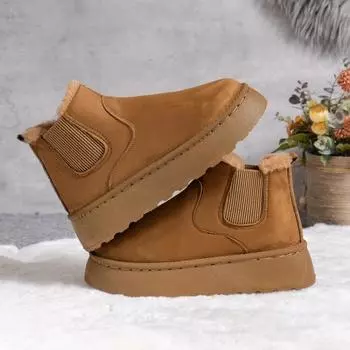 Women Boots Spring and Autumn Winter Casual Boots Comfortable Lightweight Indoor Fashion Boots Designer Platform Shoes for Women 36 бежевый