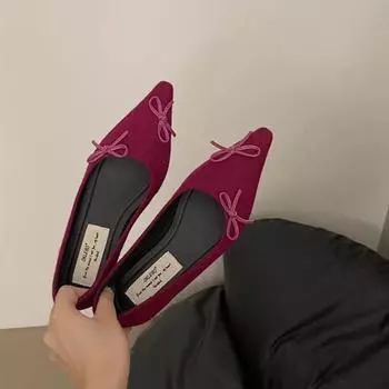 Женская обувь на плоской подошве с острым носком, дизайнерская новая повседневная обувь 2024 года, модная обувь для ходьбы, сандалии, трендовое платье Mujer Zapatos 35