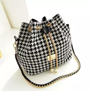 Women Bucket Bag Canvas Handbags Messenger Bags Female Crossbody Shoulder Bags Clutch Bag Purse