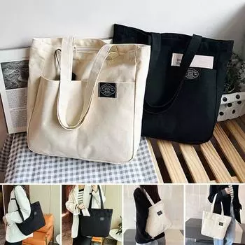 Женская парусиновая сумка большой емкости, сумка через плечо для покупок, пляжная сумка, большая сумка синий