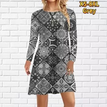 Женское повседневное платье с принтом церковных витражей, платья для женщин с круглым вырезом и коротким рукавом, платье больших размеров XS жёлтый