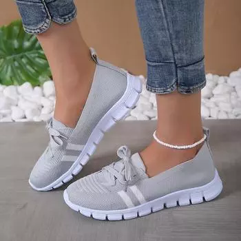 Women Casual Shoes new Summer Autumn Lightweight Casual Sneakers Women Breathable Mesh Flat Shoes for Women Zapatos De Mujer 35