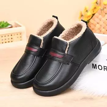 Women Cotton Shoes 2024 New Winter Plush Warm Casual Shoes Soft Sole Comfortable Outdoor Anti Slip short Snow Boots Botas Mujer 36