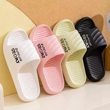 Women EVA Summer Slippers Lightweight Indoor Outdoor Sport Thick Sole Non-Slip Comfortable Sandals 36-41