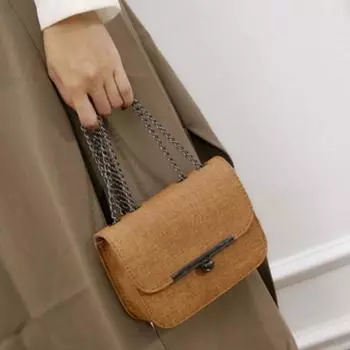 Женская модная сумка-цепочка на плечо сумка через плечо сумка-мессенджер темно серый