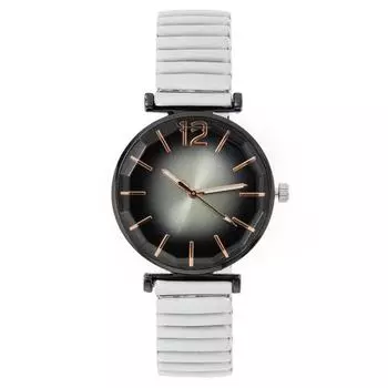 Women Fashion Leather Watch One Size белый