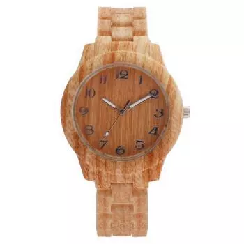 Women Fashion Leather Watch One Size бронзовый