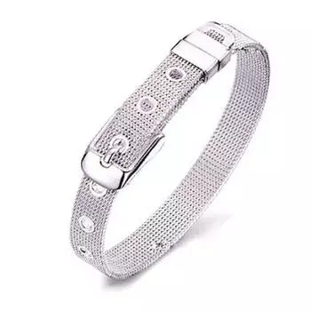 Women Fashion Mesh Band Bangle Cuff Bracelet Jewelry ARI