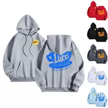 Women Fashion O Neck Long Sleeve Printed Top Hoodie Sweatshirt M