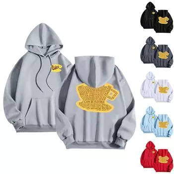 Women Fashion O Neck Long Sleeve Printed Top Hoodie Sweatshirt XXXL