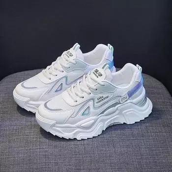 Женские модные кроссовки Дизайнерские массивные вулканизированные туфли Повседневные туфли Old Dad Shoes Женские теннисные женские брендовые кроссовки на платформе 37