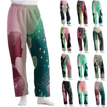 Women Fashion Witch Trousers Casual Pants L чёрный