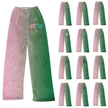 Women Fashion Witch Trousers Casual Pants L чёрный