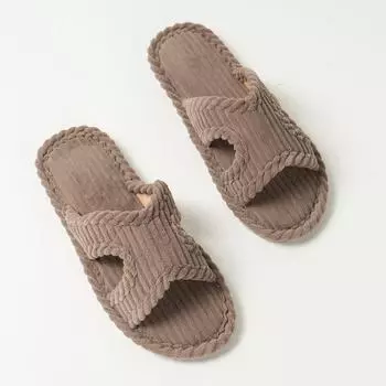 Women Flat Slippers Comfortable Suede Lightweight Sandals Designer Breathable Casual Slippers Fashion Shallow Slides Women 36-37 хаки