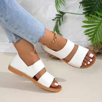 Women Flats Casual Sandals Summer Fashion Dress Shoes Flip Flops Beach Bohemian Sandals Women Home Slides Women Zapatos De Mujer 36