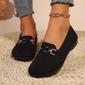 Women Flats Shoes Winter Casual New Outdoor Soft Non-slip Loafers Fashion Comfort Warm Plush Bow Slip on Female Cotton Shoes 36 чёрный