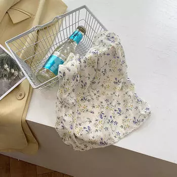 Women Floral Printing Breathable Scarf Mask Bandana with Ear Loops Neck Gaiter Summer UV Sun Protection Face Cover One Size