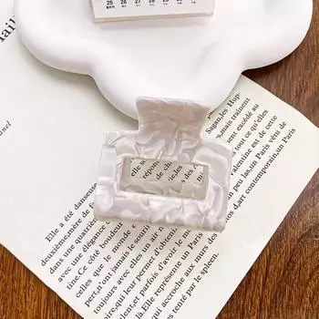 Women Geometric Square Hair Claw Acetate Hair Clip 5cm Hair Clamps Crab Hairpin Hair Accessories Women Girl Gift