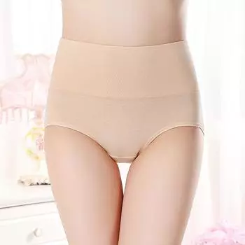 Women High Waist Panties Underwear Shapewear Brief Panties L