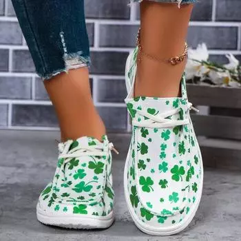 Women Lace Up Sneakers Soft Breathable Casual Shoes Solid Female Flat Shoes 36