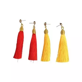 Women Long Tassel Bohemia Boho Pendant Earrings Tassel Earrings Dangle Earrings Drop Earrings