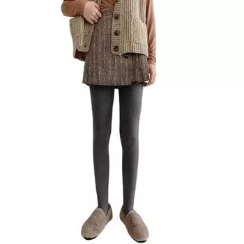 Women Pantyhose High Elasticity Tight Fit Body Curve Enhancing Bottom Pants Autumn Winter Velvet Lined Leggings