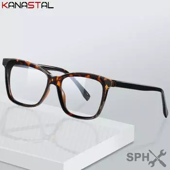 Women Prescription Reading Glasses Optical Lenses Myopia Eyewear Men Blue Light Blocking Computer TR90 Acetate Eyeglasses Frame Anti blue 0 прозрачный розовый