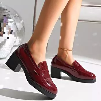 Women Pumps Mary Jane Shoes Women Platform Solid Color High Heels Shoes Fashion Sexy Casual Luxury Heels Women Zapatos De Mujer 36 чёрный