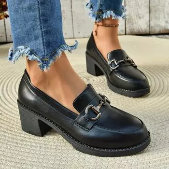 Women Pumps Pointed Toe Sexy Solid Color 2024 New High Quality Shoes Fashion High Heels Outdoors Female High Heels Party Shoes 35 чёрный