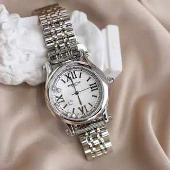 Женские кварцевые часы класса люкс с бриллиантами, новый стиль, винтажные римские цифры, корпус из розового золота, часы Orologio, женские наручные часы