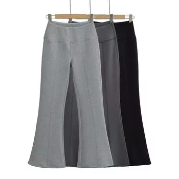 Women s 2024 Low-Waist Slim Flared Yoga Pants - Hip-Lifting, Casual American Style