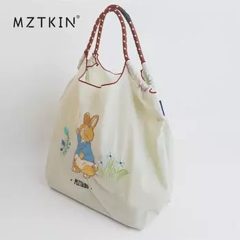 Women s 2024 Summer Large Capacity Thin Cloth Messenger Tote Bag Medium