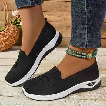 Women s 2025 Spring New , Mom s Shoes, One Step Stepping Women s Shoes, Casual Breathable Single shoes for women 36