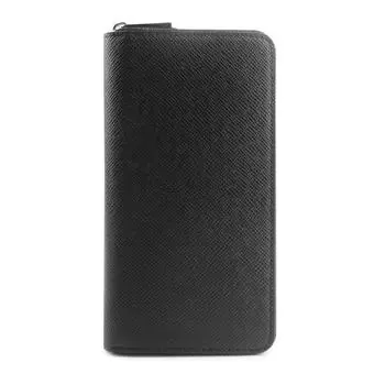 Women s and Men s Long Cross Pattern Zipper Wallet - Model 60017, Japanese Style 20*10*2.5CM