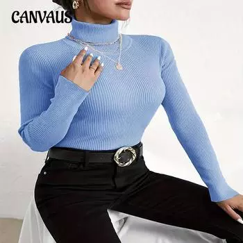 Женская осенне-зимняя рубашка-рубашка с длинными рукавами, узкая, эластичная, с высоким воротом, однотонный трикотажный топ S абрикосовый