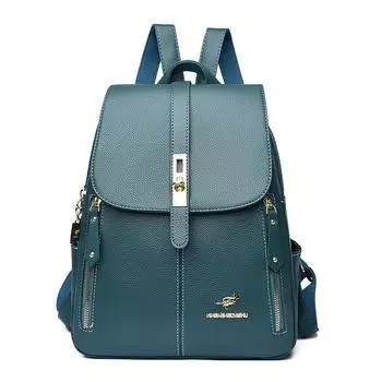 Women s Backpack New Korean Style Versatile Soft Leather Bag Simple Large Capacity Travel Ladies Backpack Bag