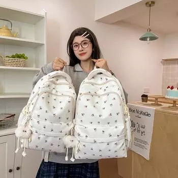 Женский рюкзак, школьный рюкзак, большой емкости, легкий рюкзак Small синий