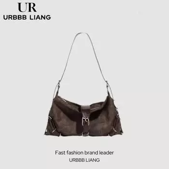 Women s Bag 2025 New Arrival Fashion Retro Maillard Underarm Bag Women s Frosted Advanced Texture Shoulder Tote Bag Coffee Brown