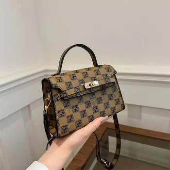 Women s bag 2025 new trendy summer texture casual personality beautiful small square bag shoulder messenger bag