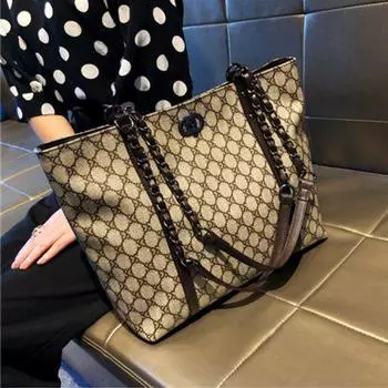 Women s Bag Advanced Texture Western Style All-Matching Shoulder Bag Coffee