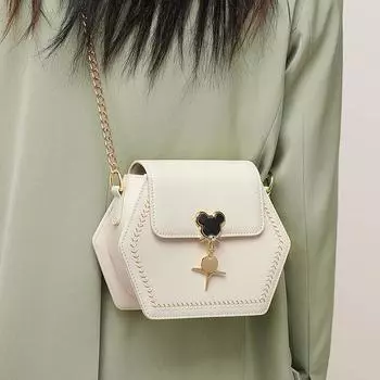 Women s Bag Crossbody Bag High-grade Spring and Summer Chain Bag with Light Luxury Leather Bag