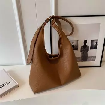 Women s Bag Fall and Winter Special Interest Light Luxury Shoulder Commuter Bag Khaki