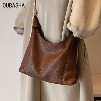 Women s Bag Fancy Fall and Winter Niche Style Shoulder Tote Bag Curry