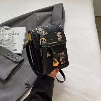 Women s Bag Fancy Fall and Winter All-Match Super Hot Small Bag Black