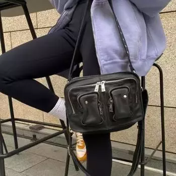 Женская сумка, новая модная сумка для путешествий, высококачественная фактурная сумка под мышкой, однотонная сумка через плечо, универсальная сумка через плечо