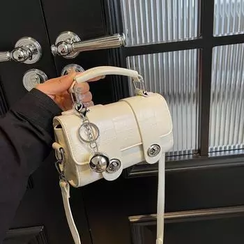 Женская сумка, новая модная, высококачественная, универсальная, сумка через плечо, в этом году популярная, ручная, маленькая, квадратная сумка