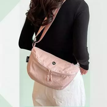 Women s Bag, Nylon Fabric, Small Bag, Horizontal Style, Shoulder Bag, Casual, Crossbody Bag чёрный