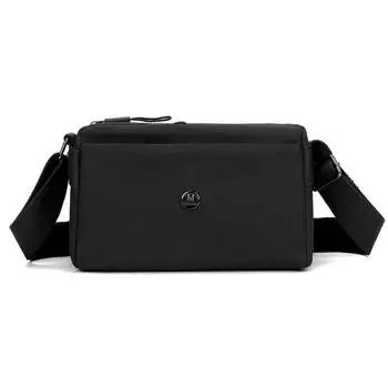 Women s Bag Nylon Shoulder Bag Solid Color Crossbody Small Square Bag чёрный